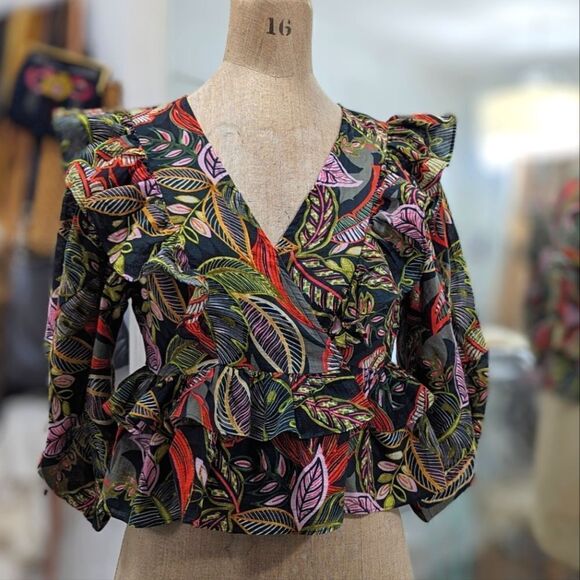 Floral Ruffle Blouse - Picture 4 of 8